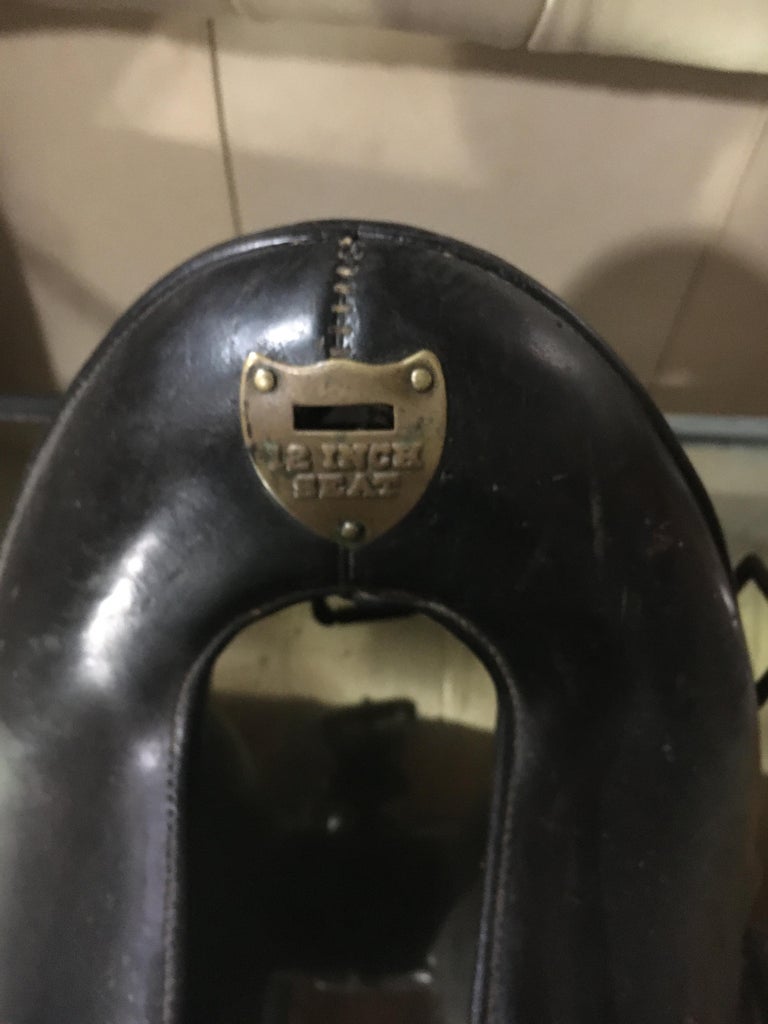 Handsome Horse Collar Mirror, Great Details, Very Good Condition. at