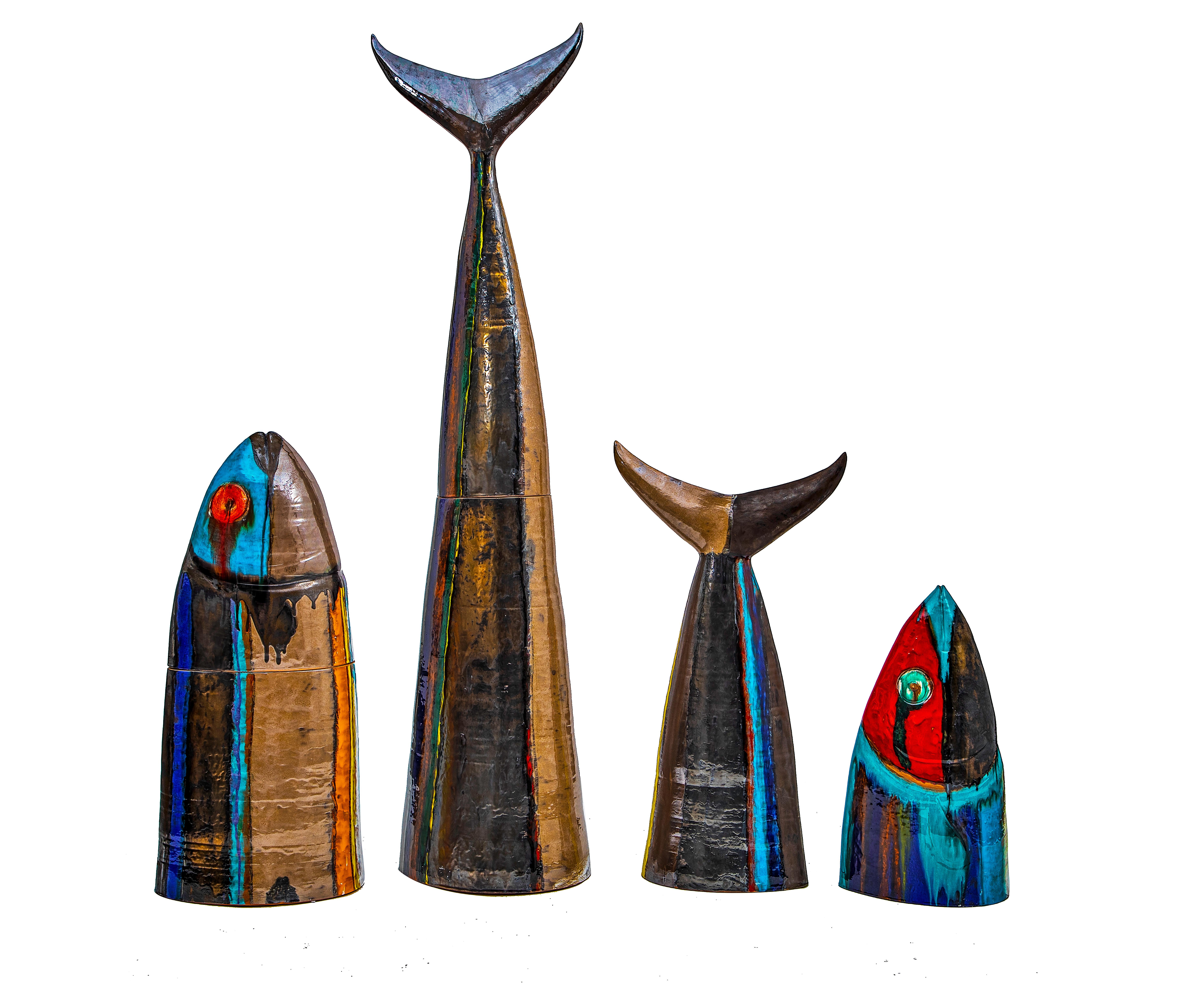 Moderno Scultura multipla di grandi dimensioni 