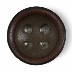 Two Indo Persian Engraved Dhal Metal Shields, Priced Individually