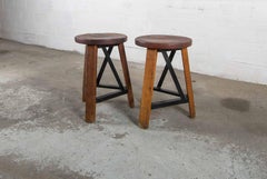 Two Industrial Stools