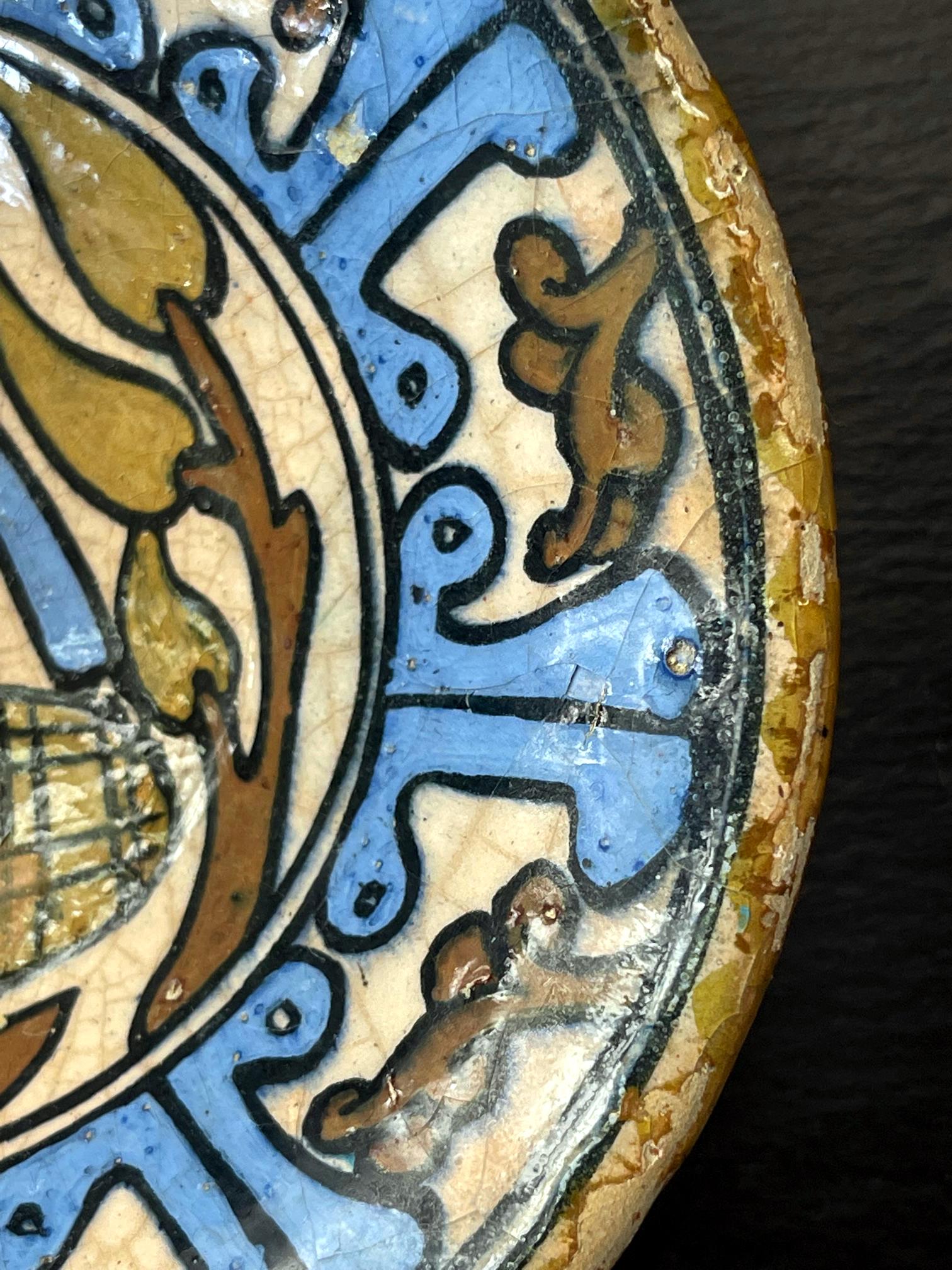 Two Islamic Nishapur Glazed Pottery Bowls For Sale 6