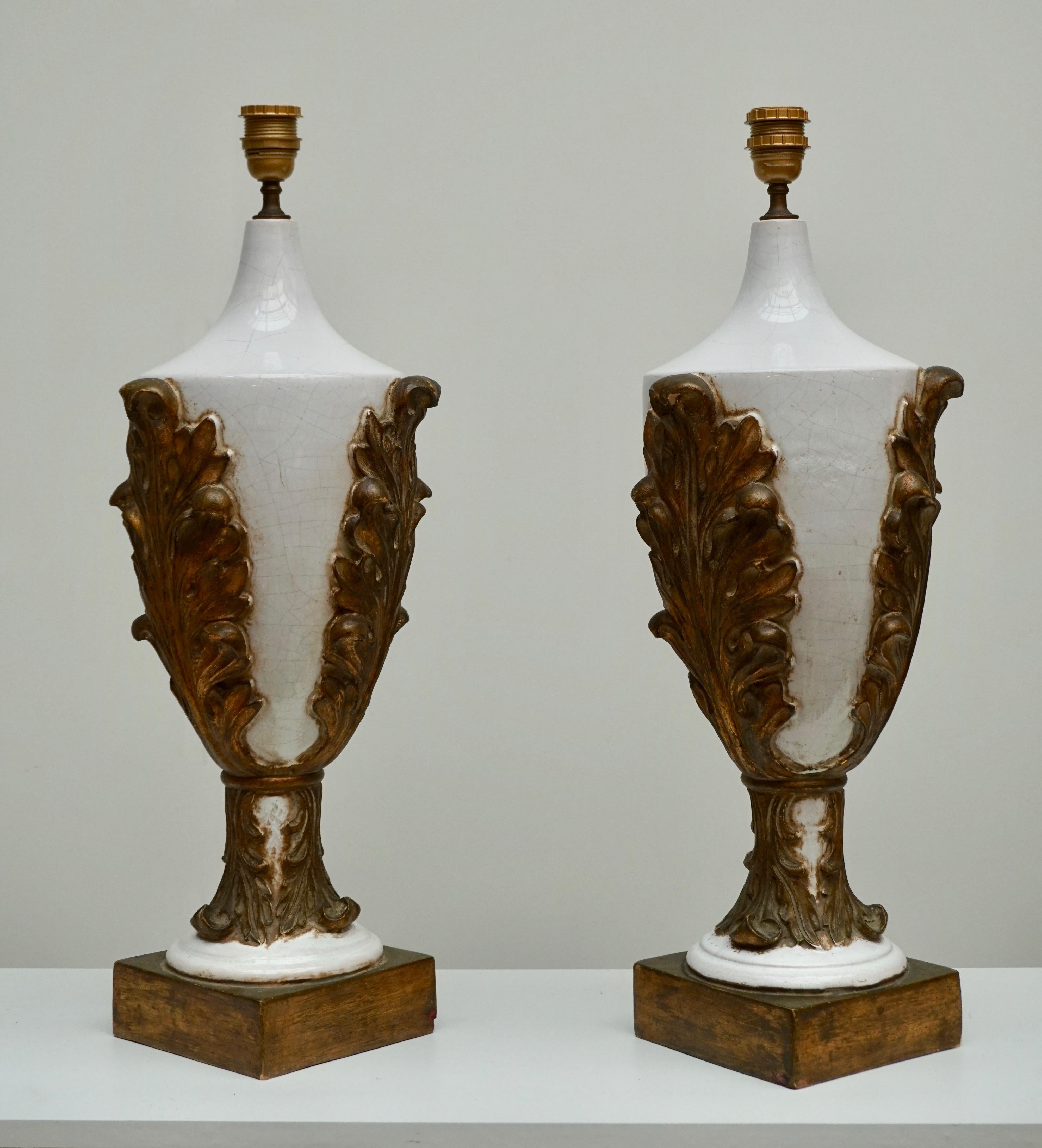 italian ceramic lamps