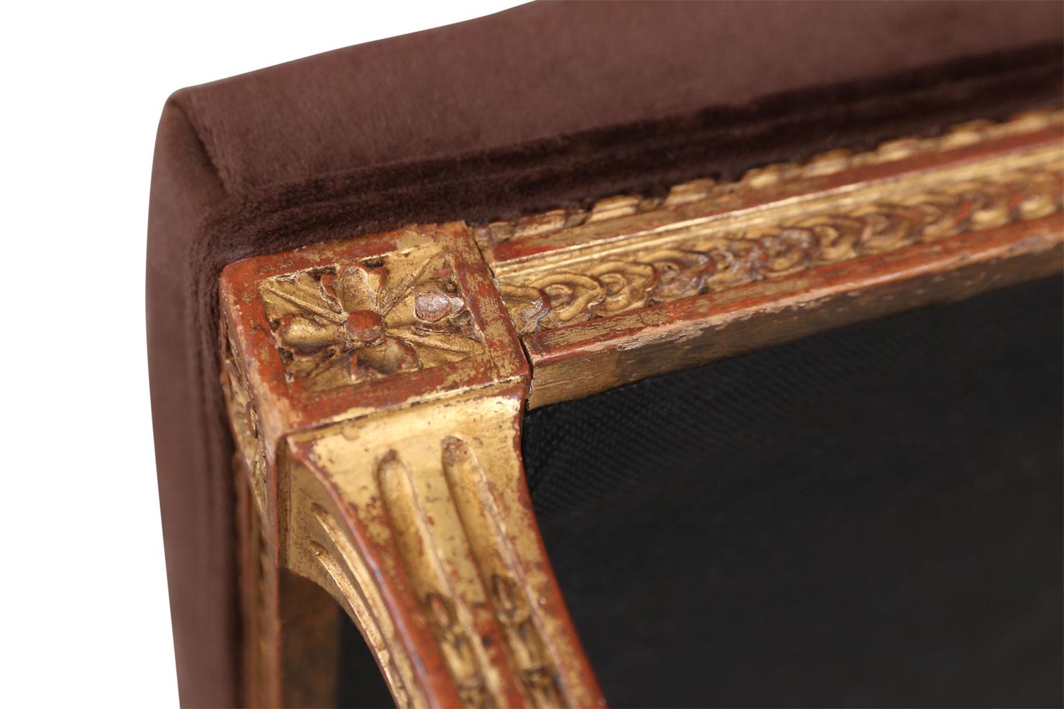 Early 19th Century Two Italian Giltwood Footstools