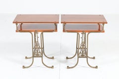 Two Italian Midcentury Nightstands or Bedside Tables, 1970s