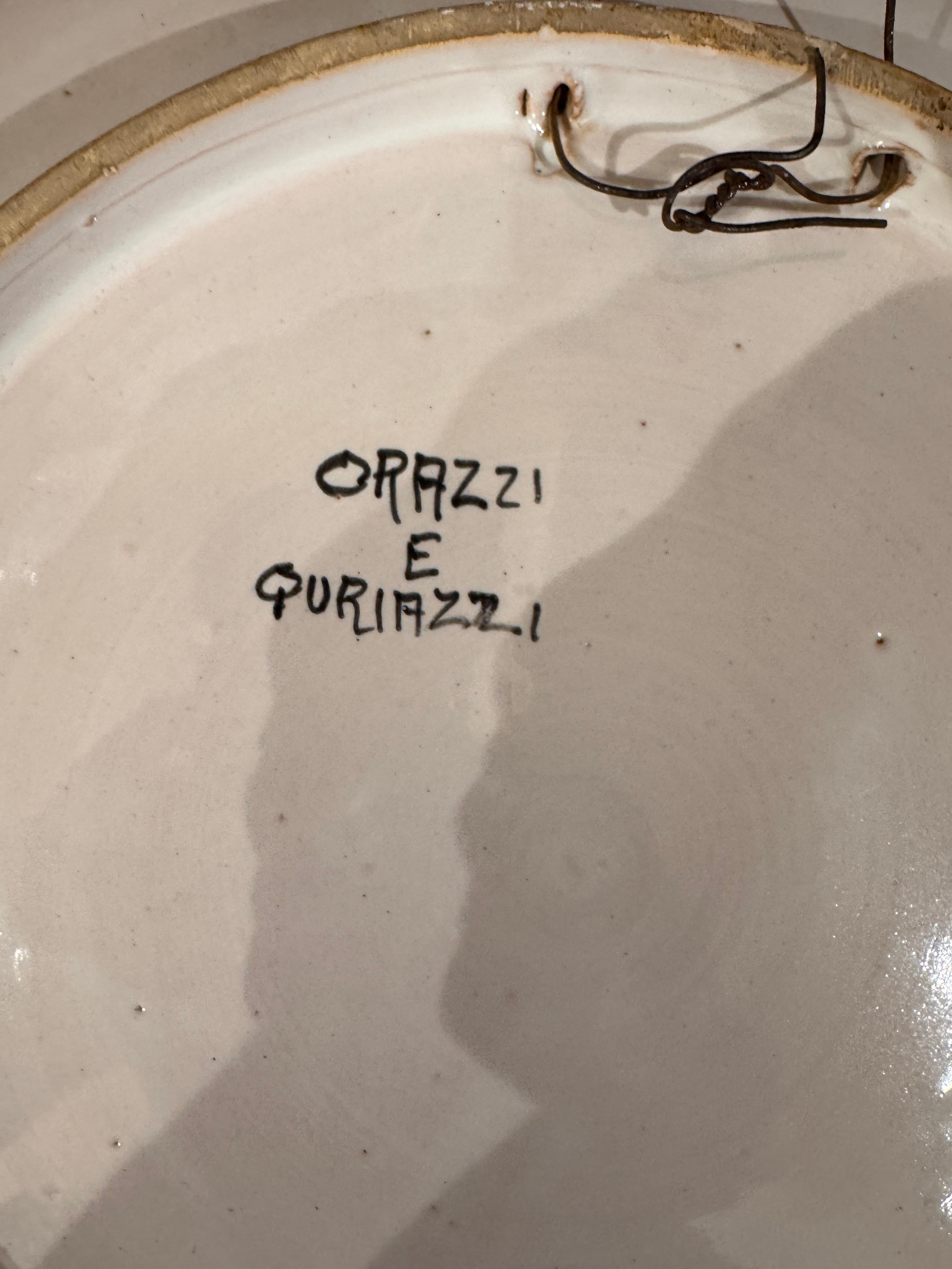 Zwei bemalte Keramikschalen aus Urbino Maiolica (Italienisch) im Angebot