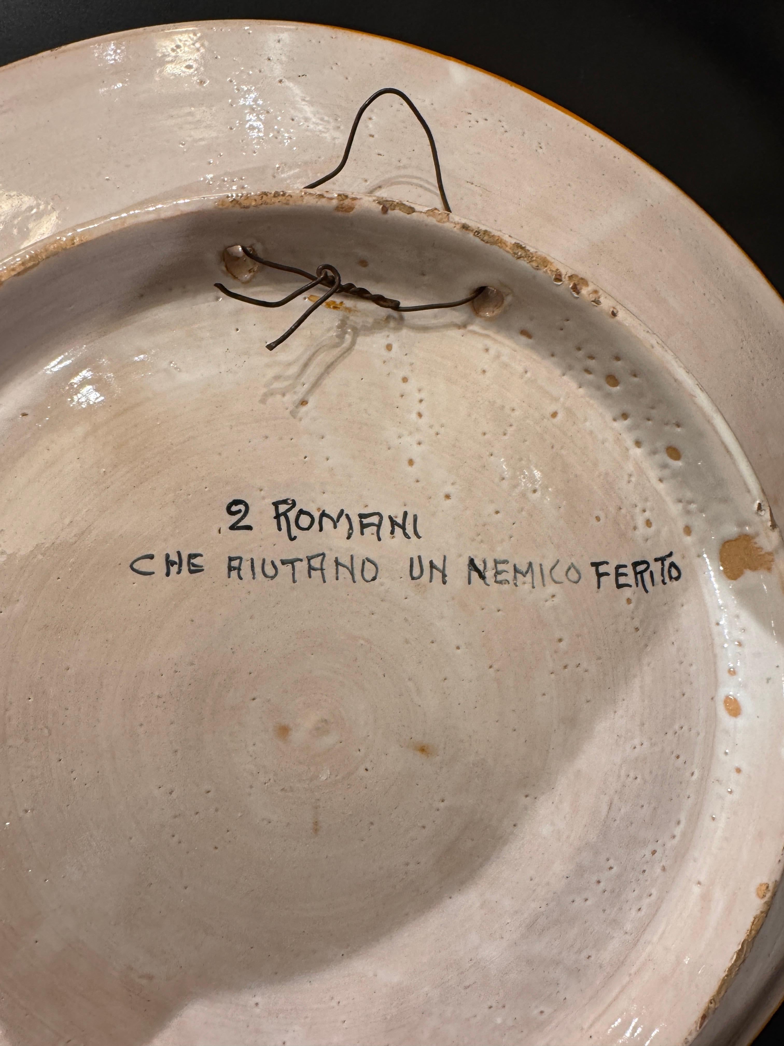 Zwei bemalte Keramikschalen aus Urbino Maiolica im Zustand „Gut“ im Angebot in London, GB