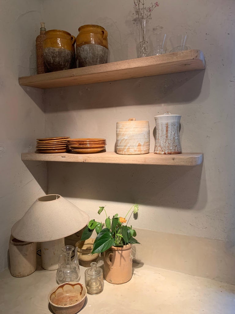 Two Japanese Hagi Ceramic Pots For Sale at 1stDibs