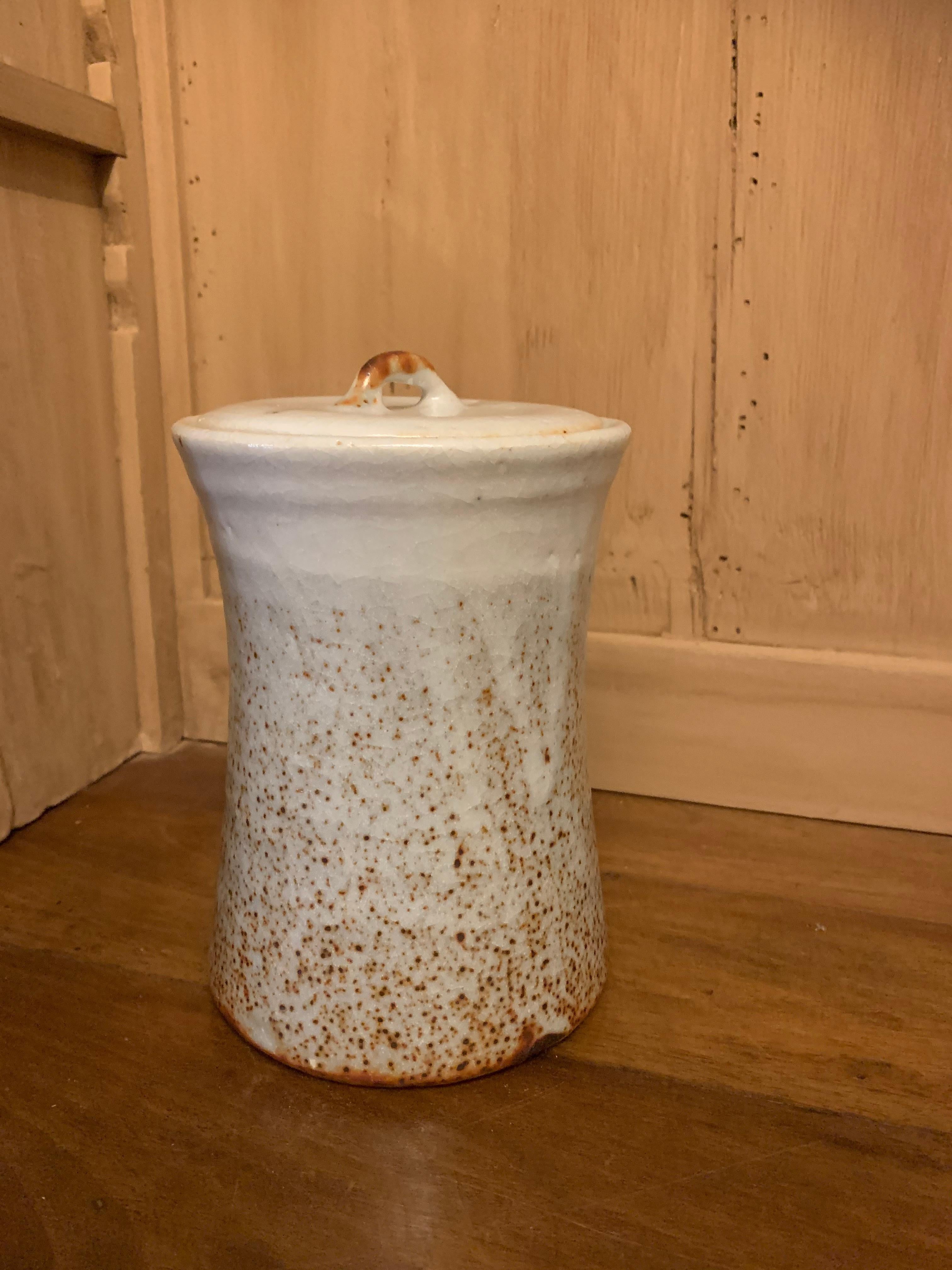 Two Japanese Hagi Ceramic Pots 4