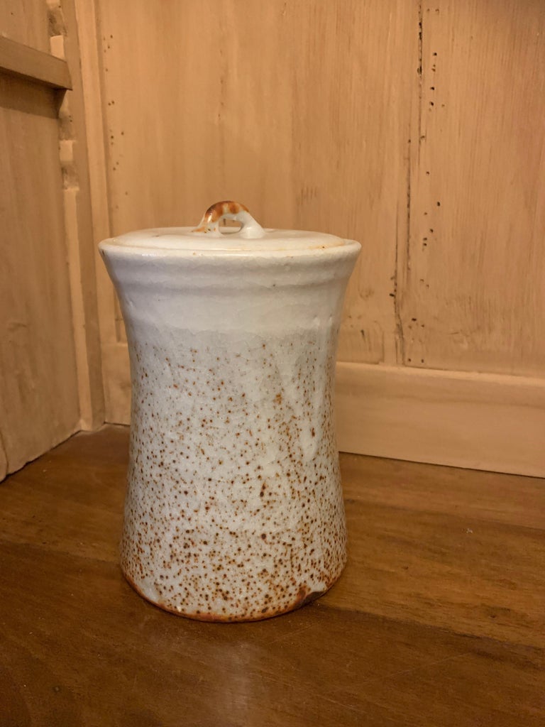 Two Japanese Hagi Ceramic Pots For Sale at 1stDibs
