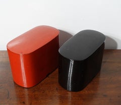 Zwei Lunchboxen aus japanischem Lack