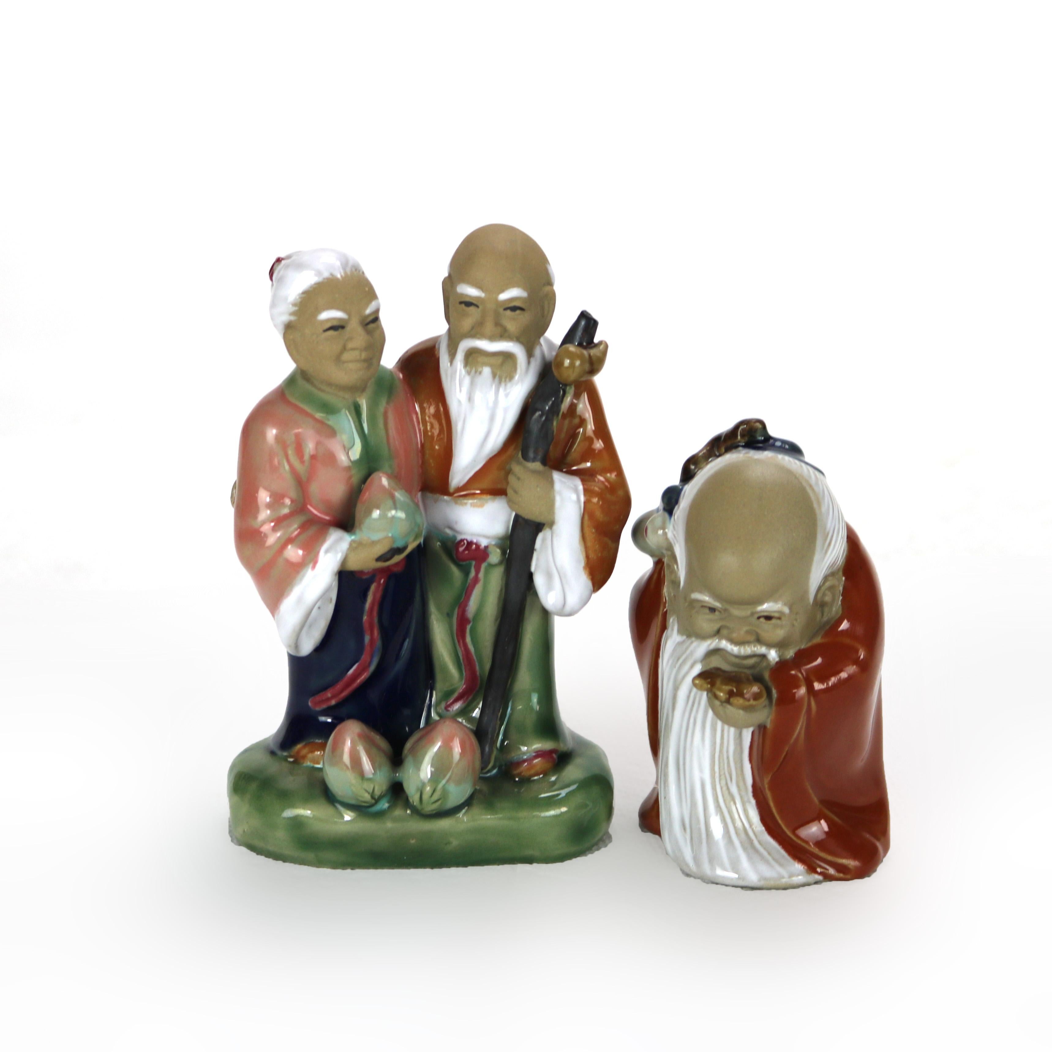 Two Japanese Pottery Figural Groups Signed 20thC.
$200-$500Measures- 5.25