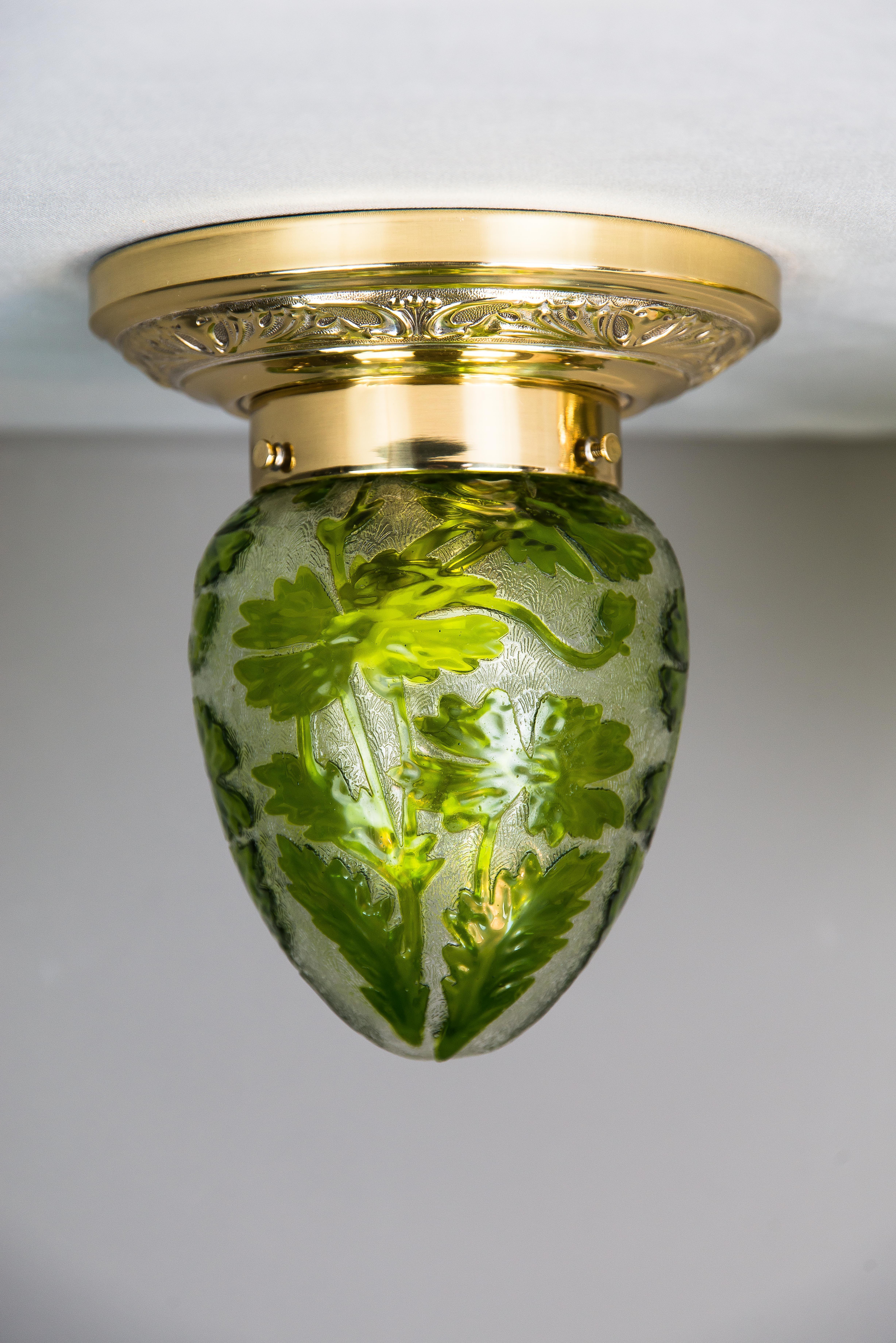 Jugendstil Ceiling Lamps, circa 1908 In Good Condition In Wien, AT