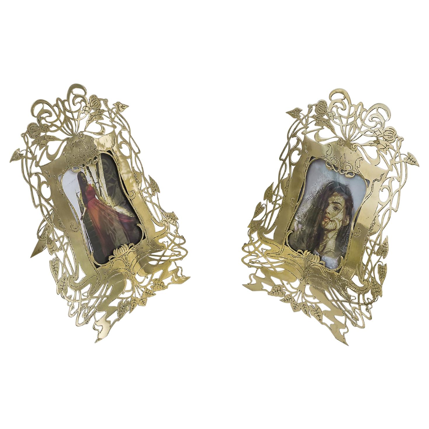 Two Jugendstil Picture Frames, Vienna, circa 1908