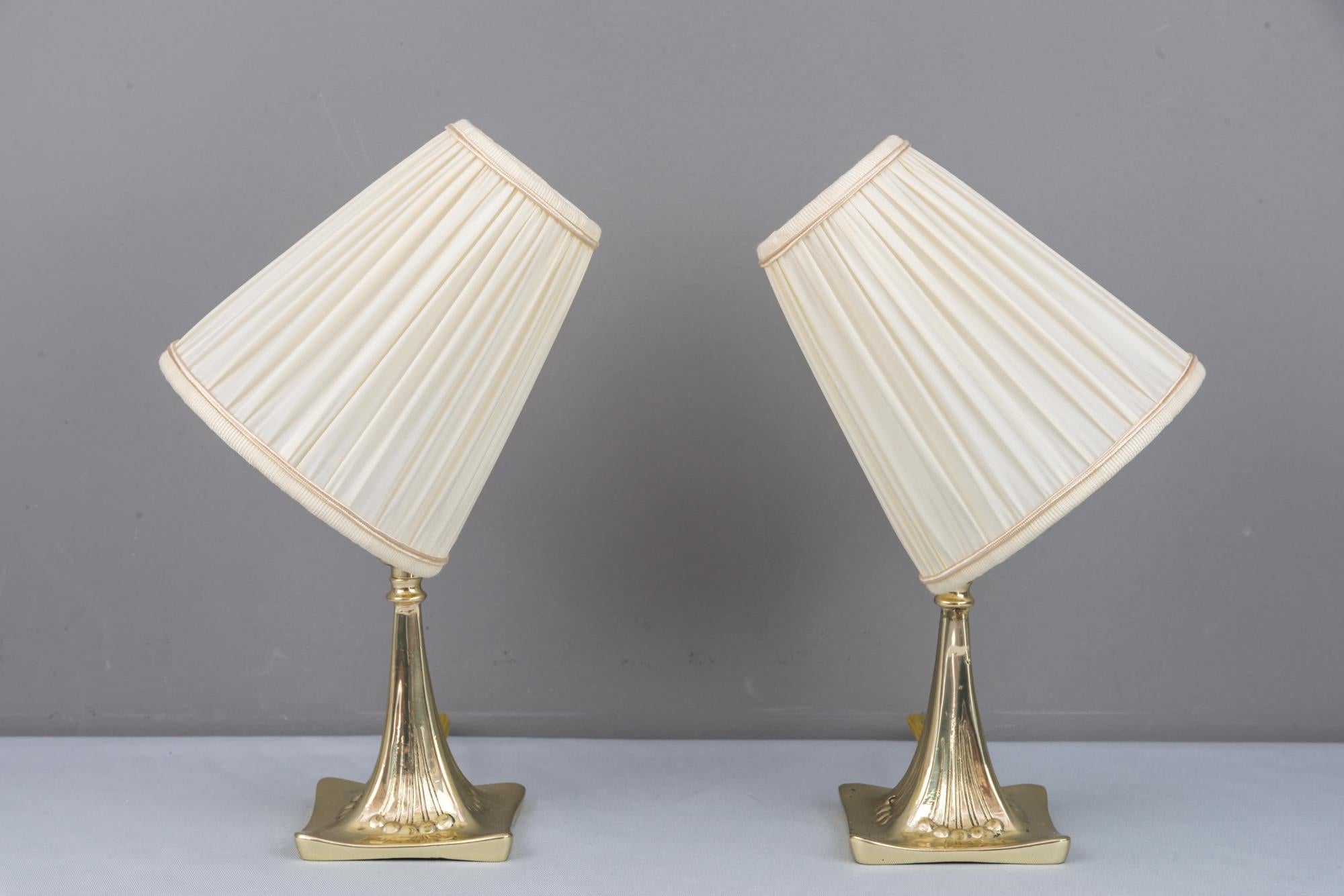 Austrian Two Jugendstil Table Lamps, circa 1908