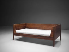 Two Kaj Wingding for Poul Hundevad Rosewood Bedframes