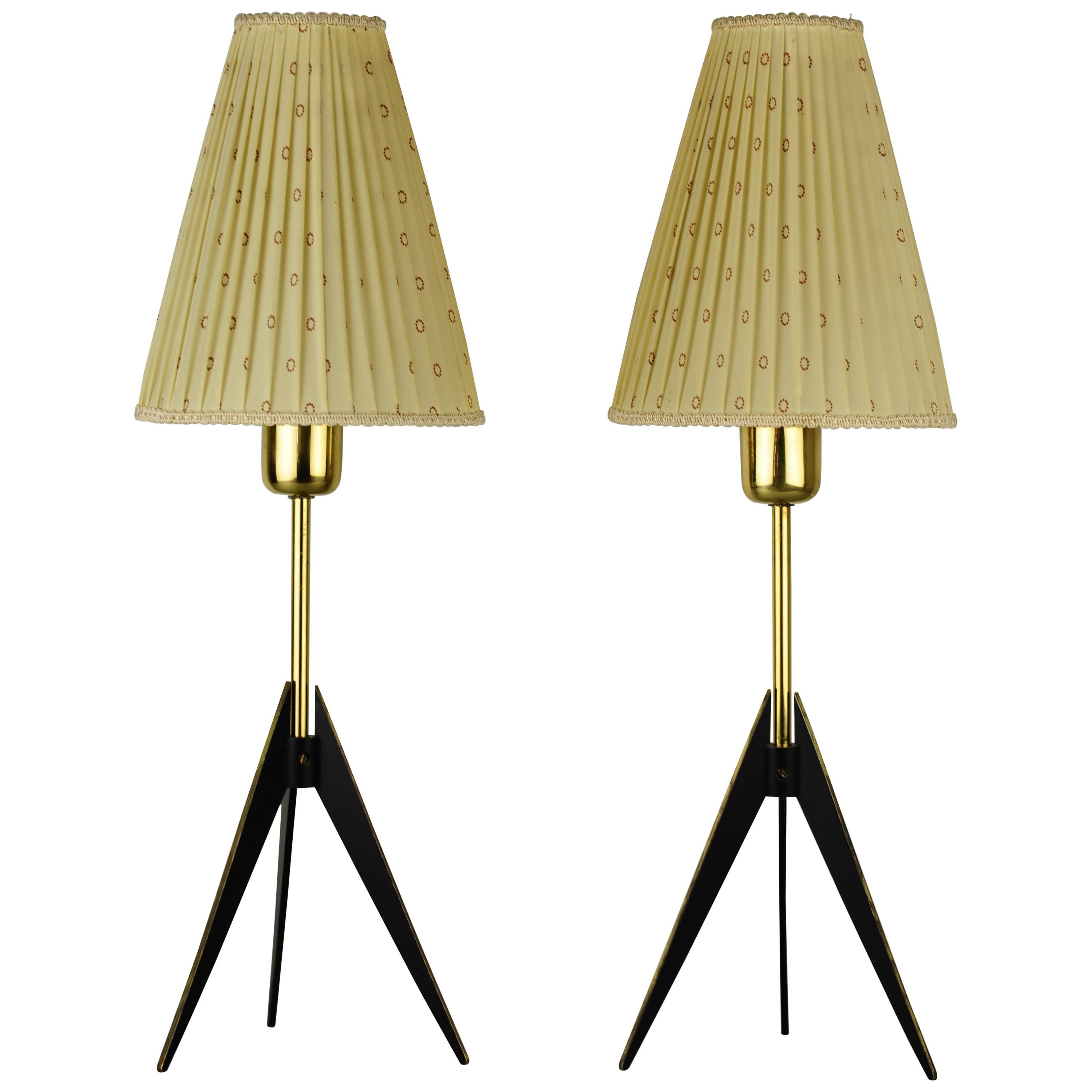 Two Kalmar Table Lamps, circa 1950s