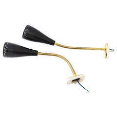 Two Kalmar Wall Lamps, circa 1950s