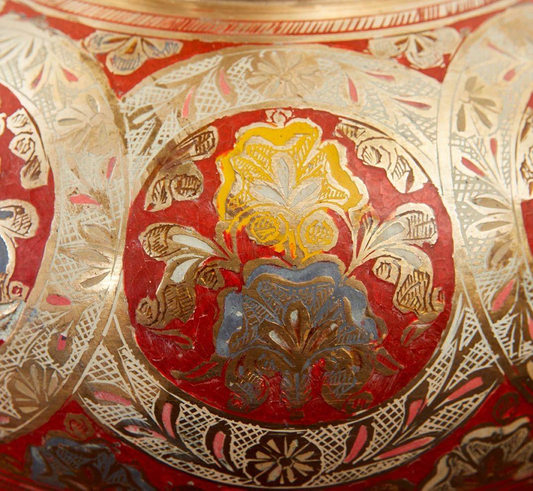 Zwei Kaschmiri-Vasen als Lampen 2