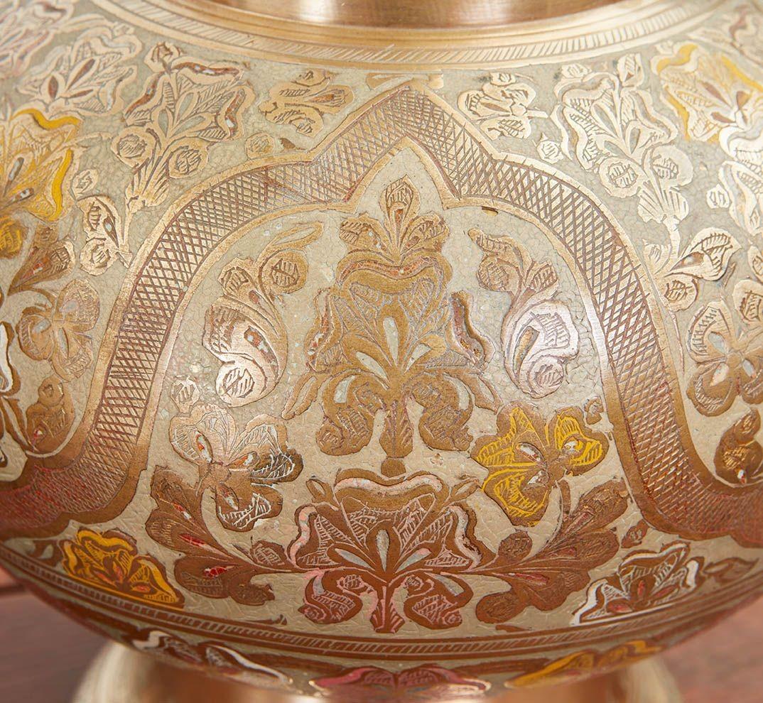 Zwei Kaschmiri-Vasen als Lampen 3