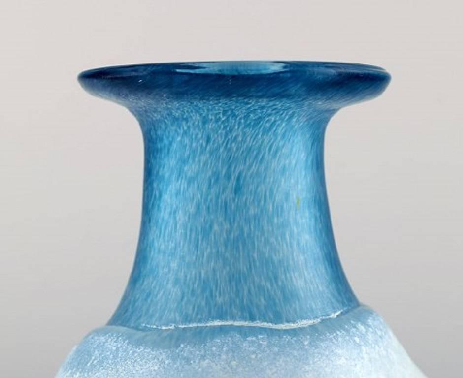Two Large Art Glass Vases, Designed by Bertel Vallien for Kosta Boda In Excellent Condition For Sale In Copenhagen, DK