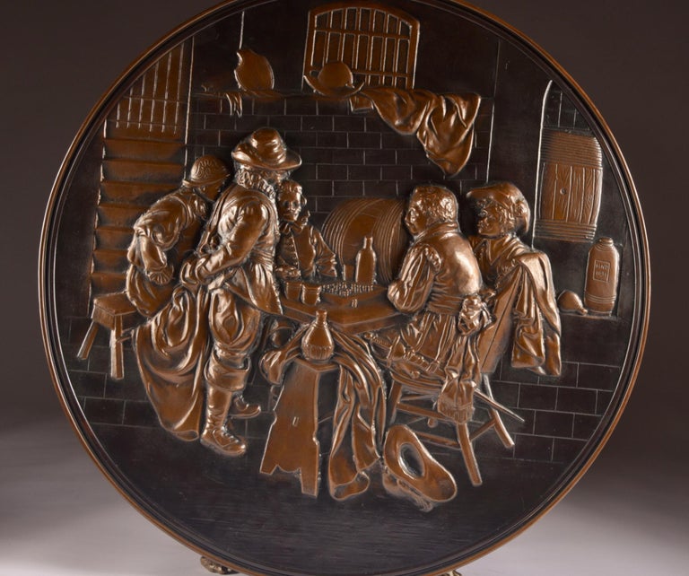 Two Large Brass Wall Decorations, circa 19001920 For Sale at 1stDibs