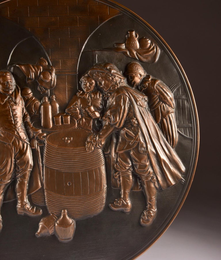 Two Large Brass Wall Decorations, circa 19001920 For Sale at 1stDibs