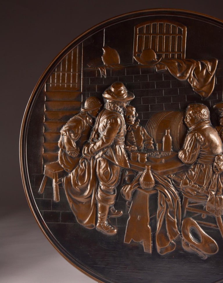 Two Large Brass Wall Decorations, circa 19001920 For Sale at 1stDibs