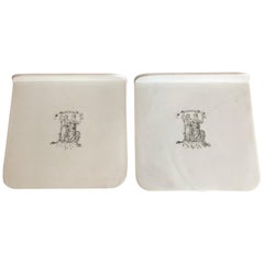 Two Large English Queensware Scale Trays for Kitchen or Cheese
