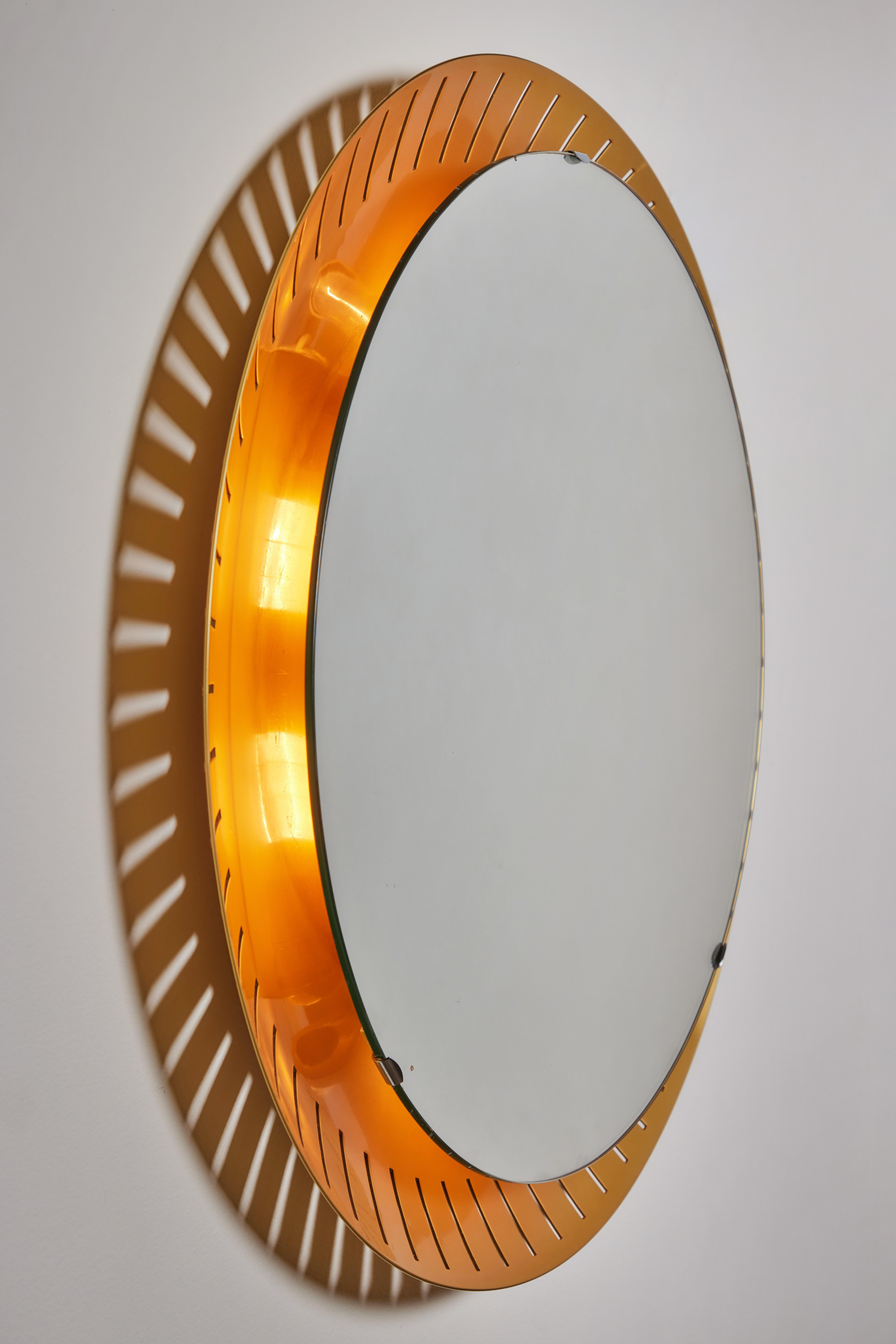 Large Illuminated Mirrors by Stilnovo In Good Condition In Los Angeles, CA