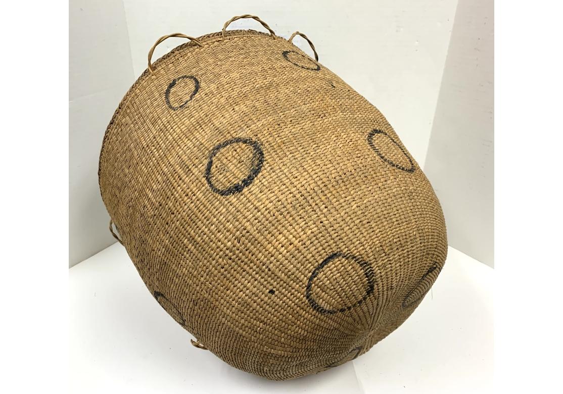 Two Large South American Yanomami Gathering Baskets For Sale 5