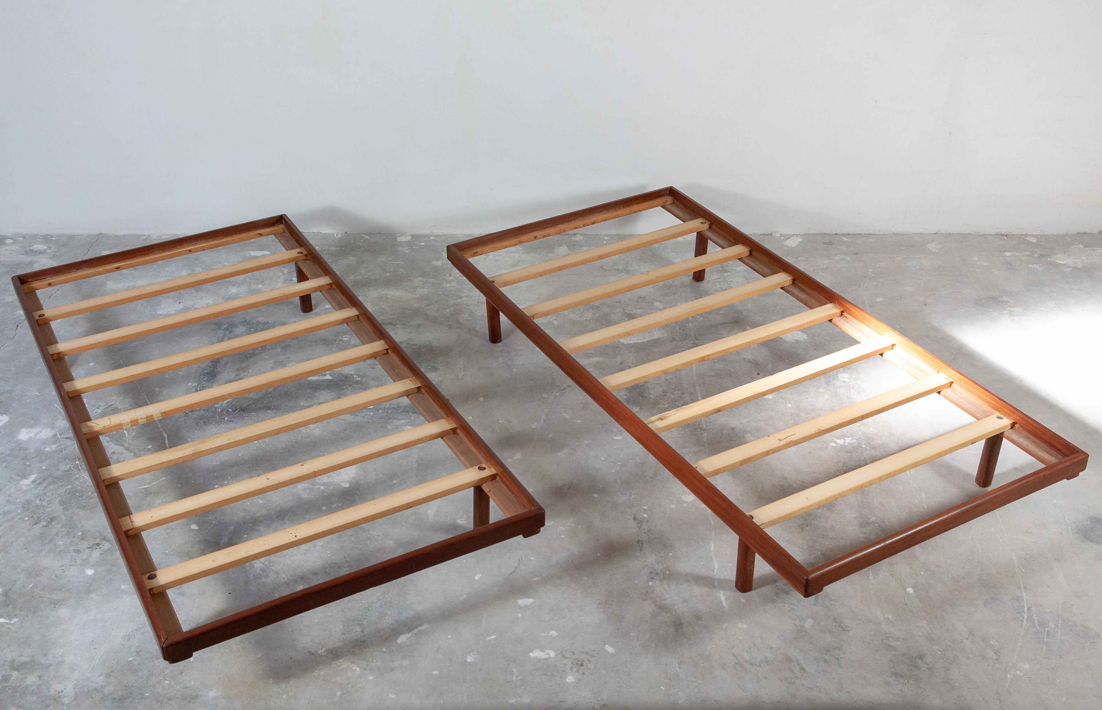 Two Large Teak Daybeds 1