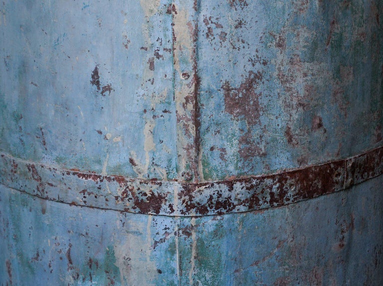 Two Large Vintage Metal Barrels at 1stDibs antique metal barrel, old