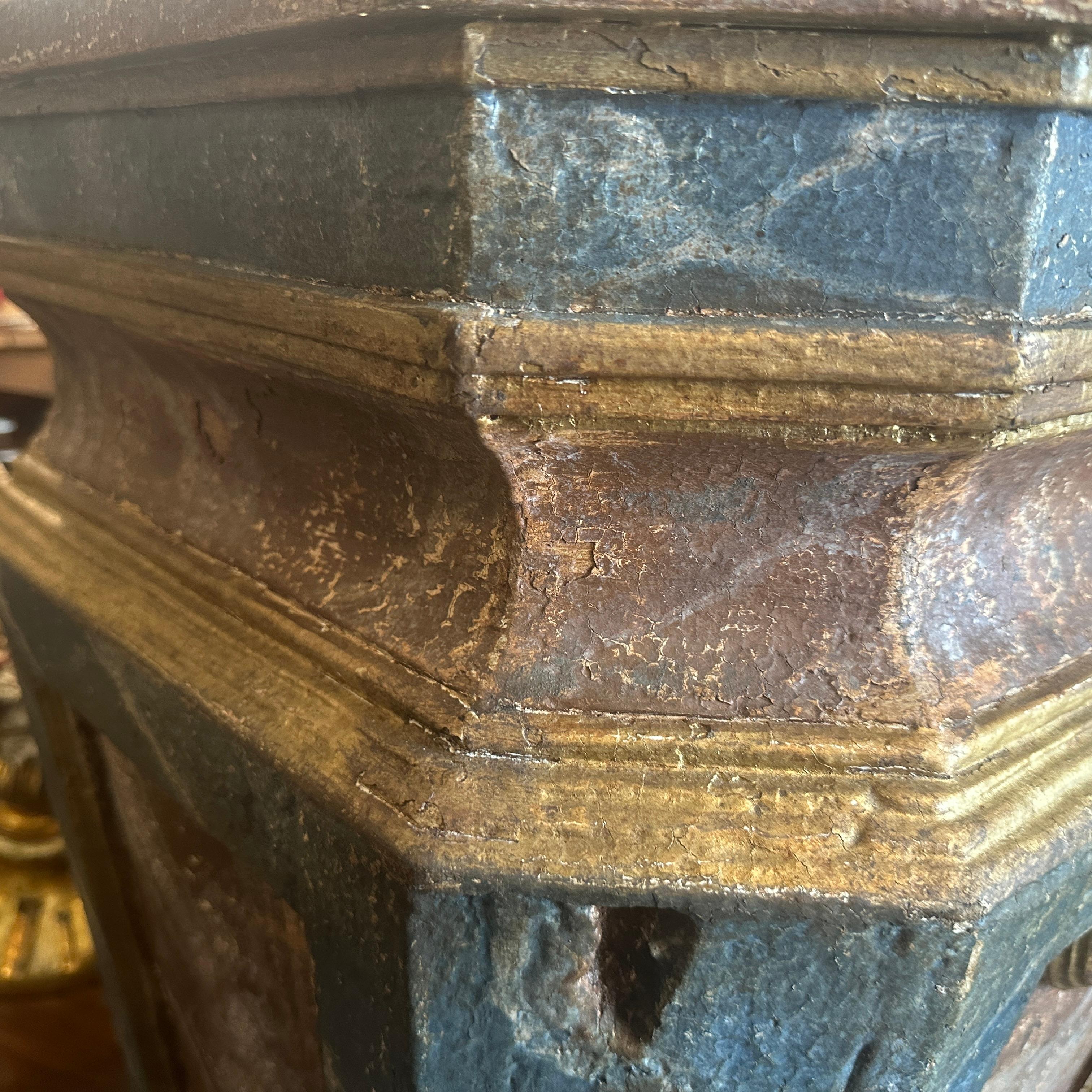Two Late 19th Century Louis XVI Style Lacquered Wood Columns For Sale 5