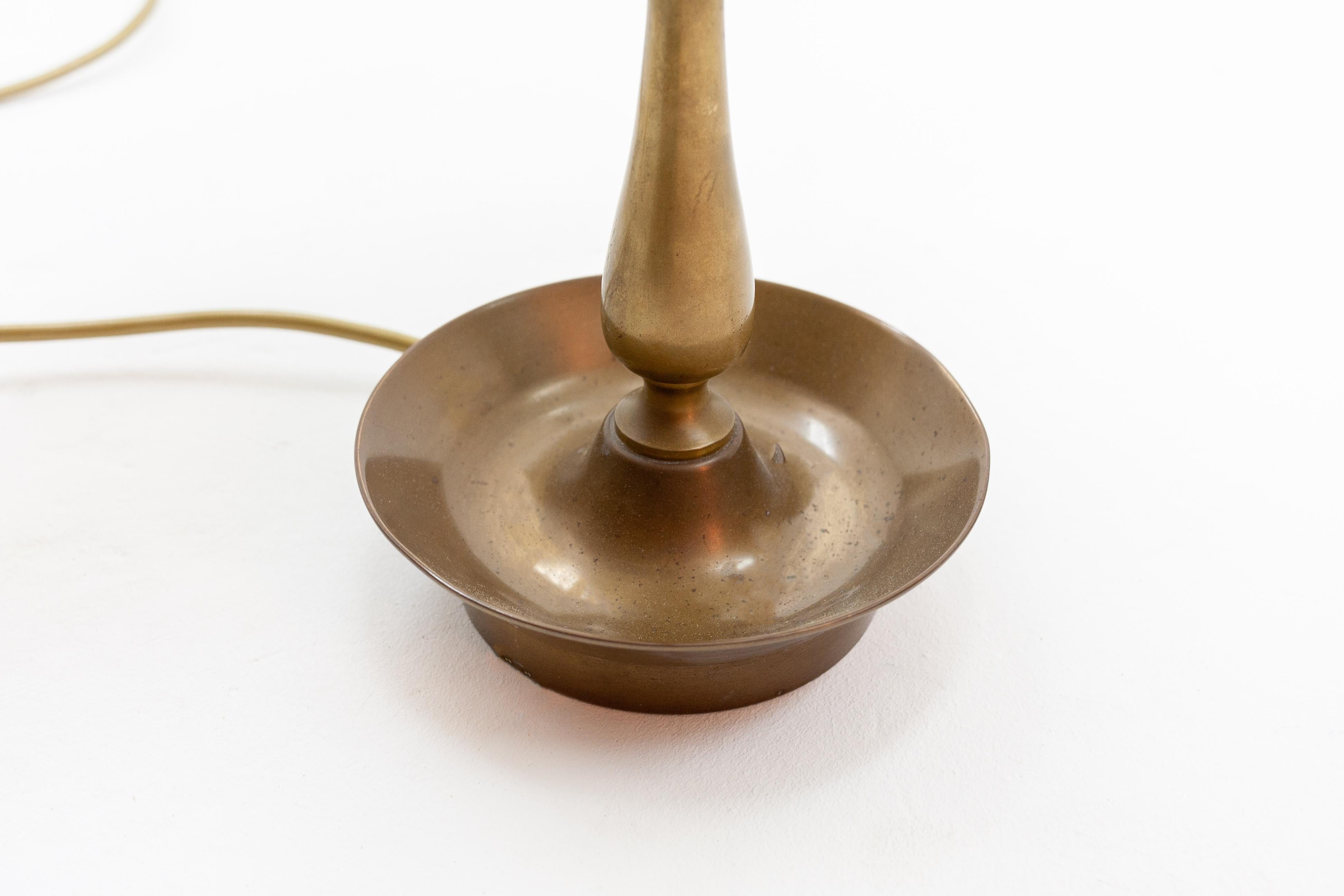 Portuguese Two Laura Ashley Table Lamps Solid Brass