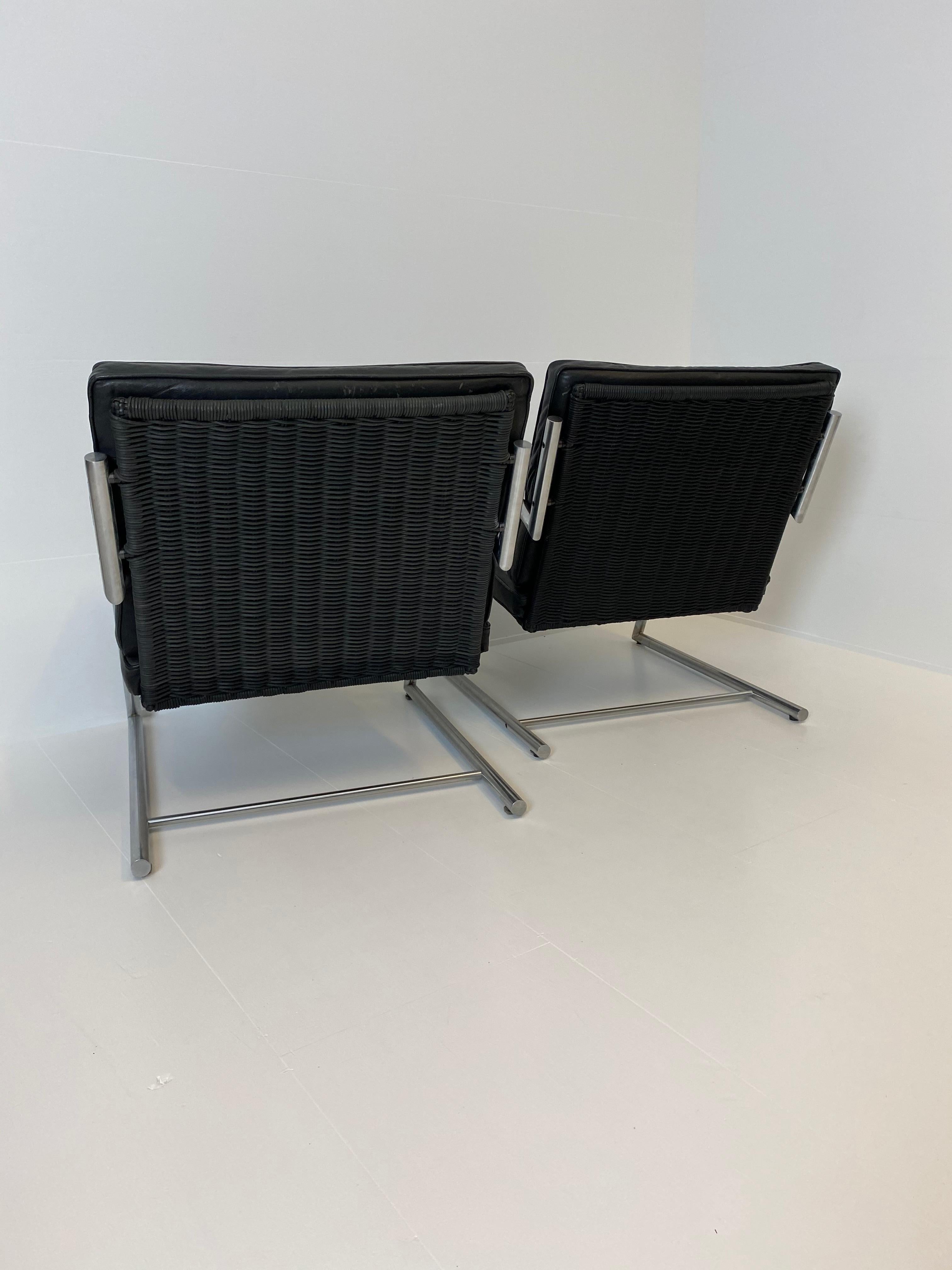 Two Leather Chairs For Sale 2