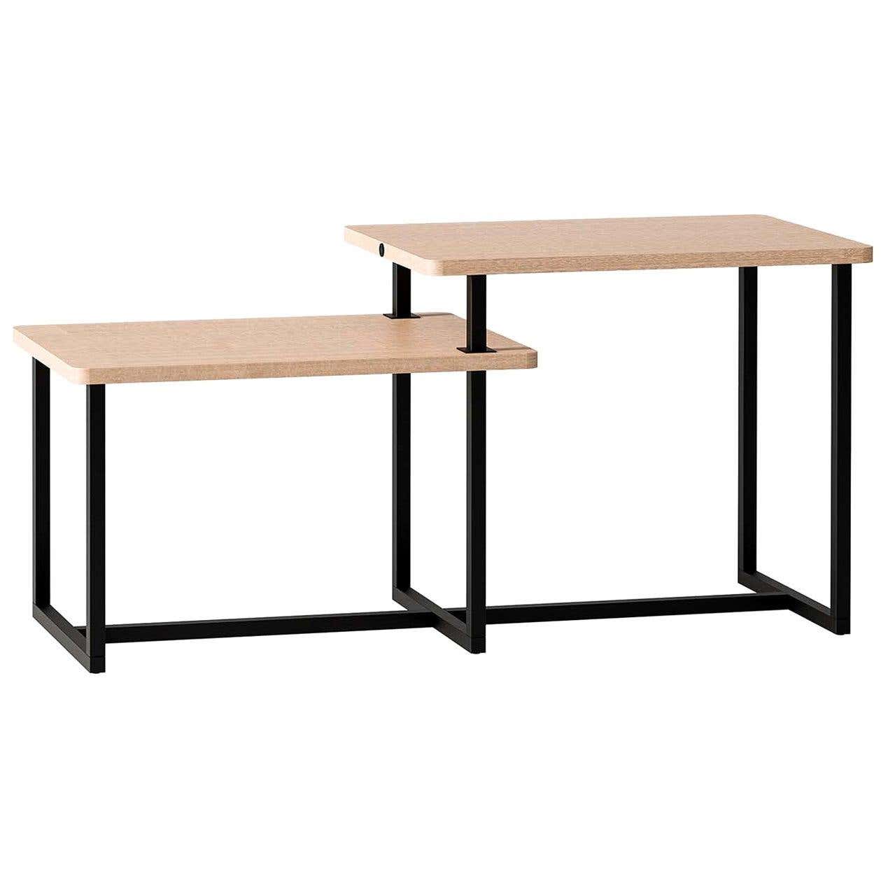Leveled Table Two-Level Side Table For Sale at 1stDibs