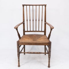 Zwei Liberty and Co Thebes Binsen-Sessel im ägyptischen Stil