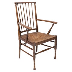 Zwei Liberty and Co Thebes Binsen-Sessel im ägyptischen Stil
