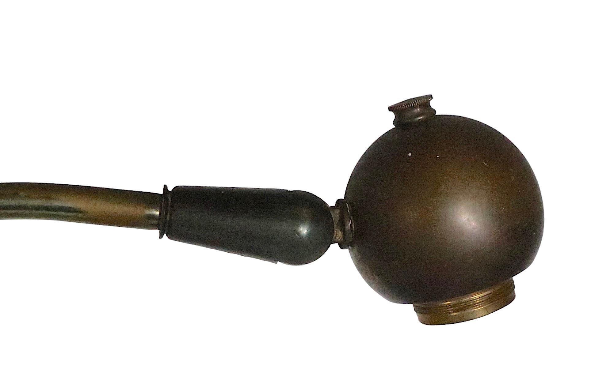 Two Light Mid Century Table Lamp by the  Majestic Lamp Co. c. 1950's 7