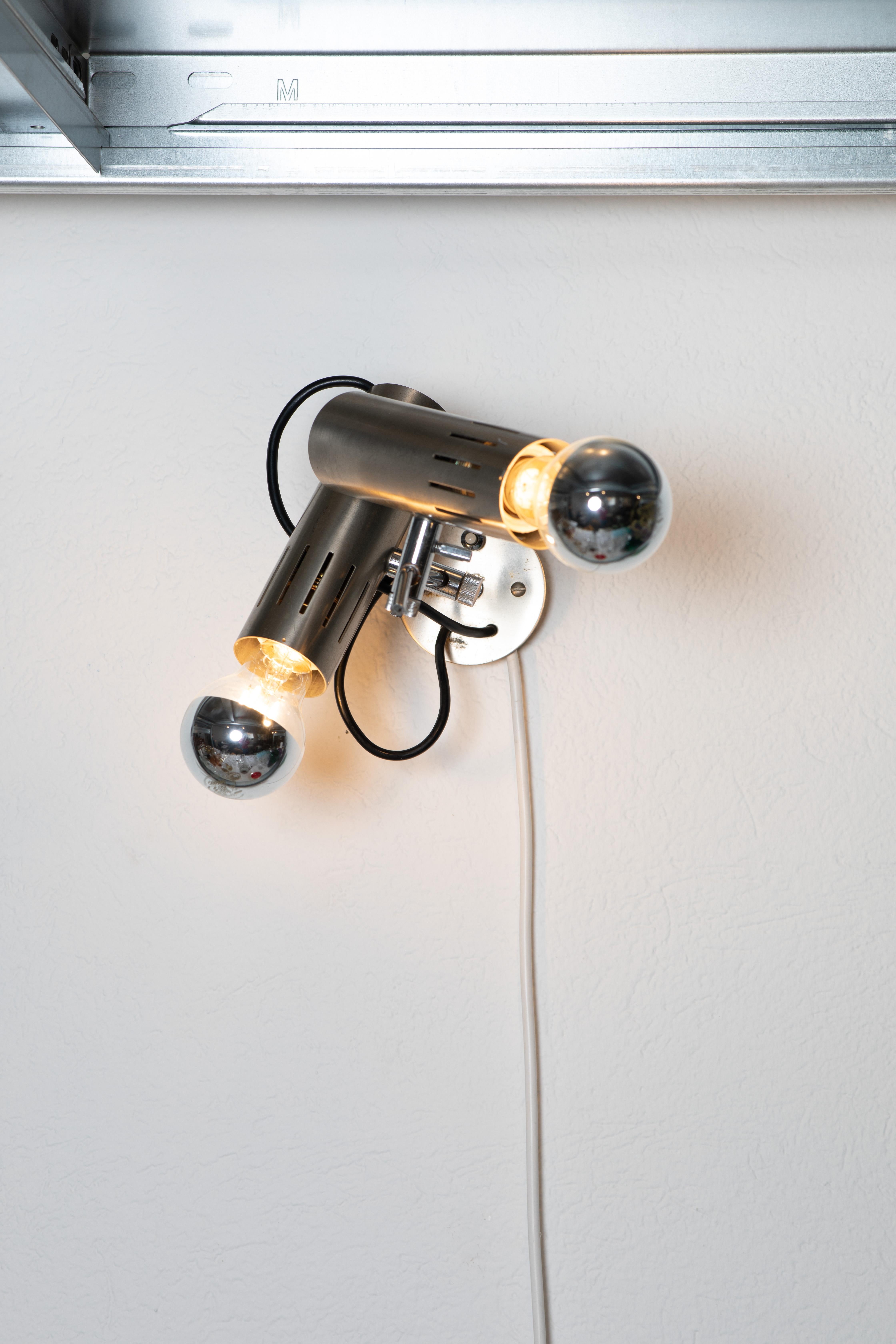 Aplique de dos luces Moderno de mediados de siglo en venta
