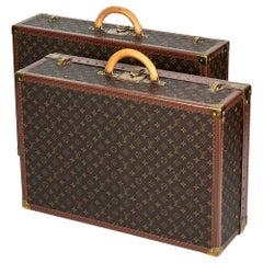 Two Louis Vuitton Alzer Monogram Luggage Bags