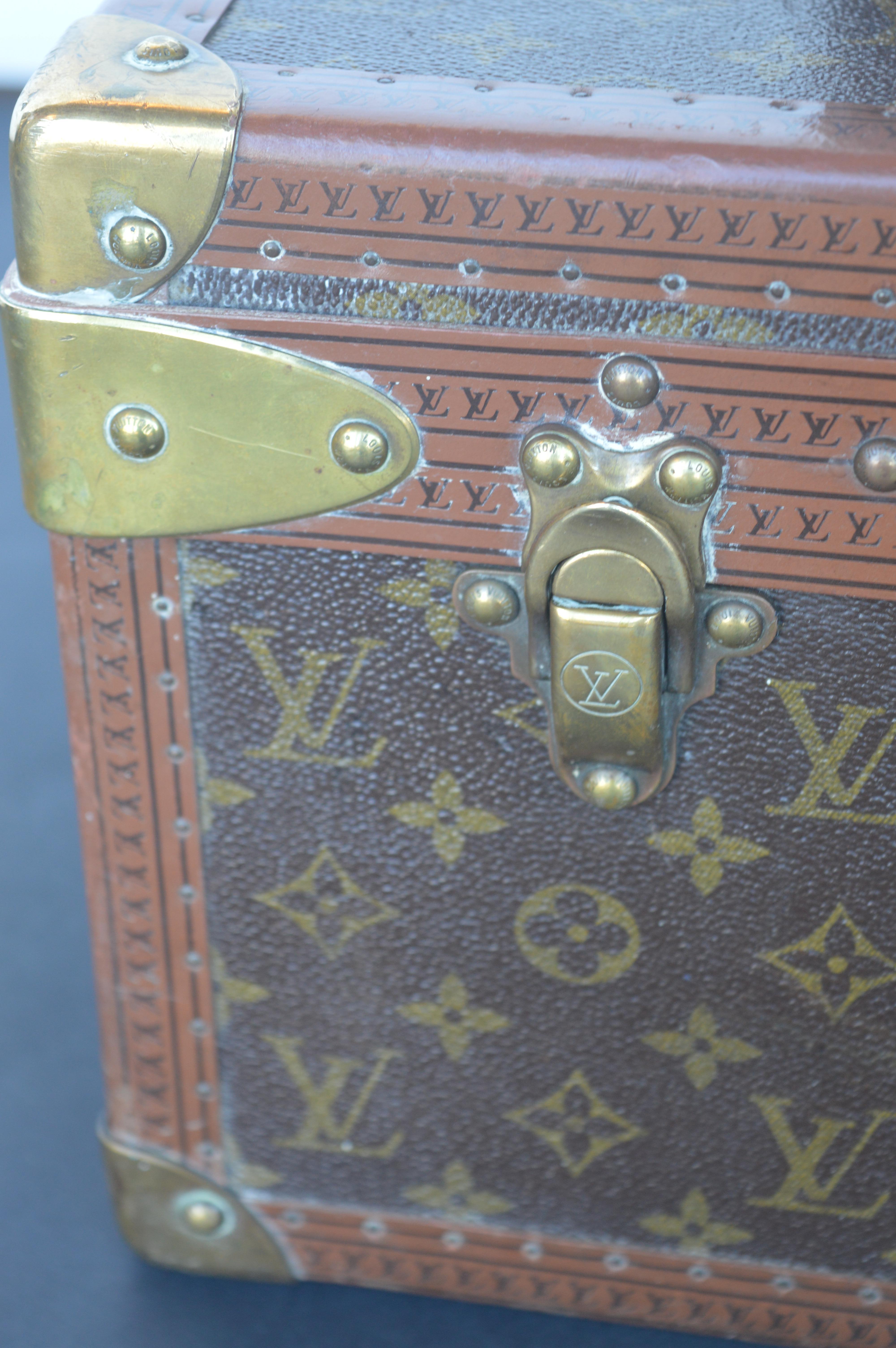 Leather Two Louis Vuitton Trunks