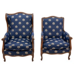 Louis XVI Wingback Chairs