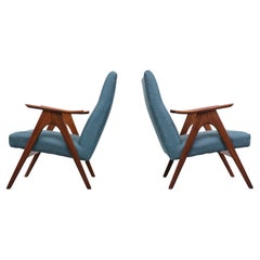 Zwei Loungesessel Louis Van Teeffelen, 1960er Jahre, Niederländisch