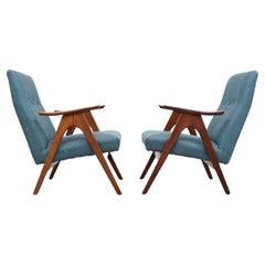 Deux fauteuils de salon Louis Van Teeffelen, années 1960, néerlandais 