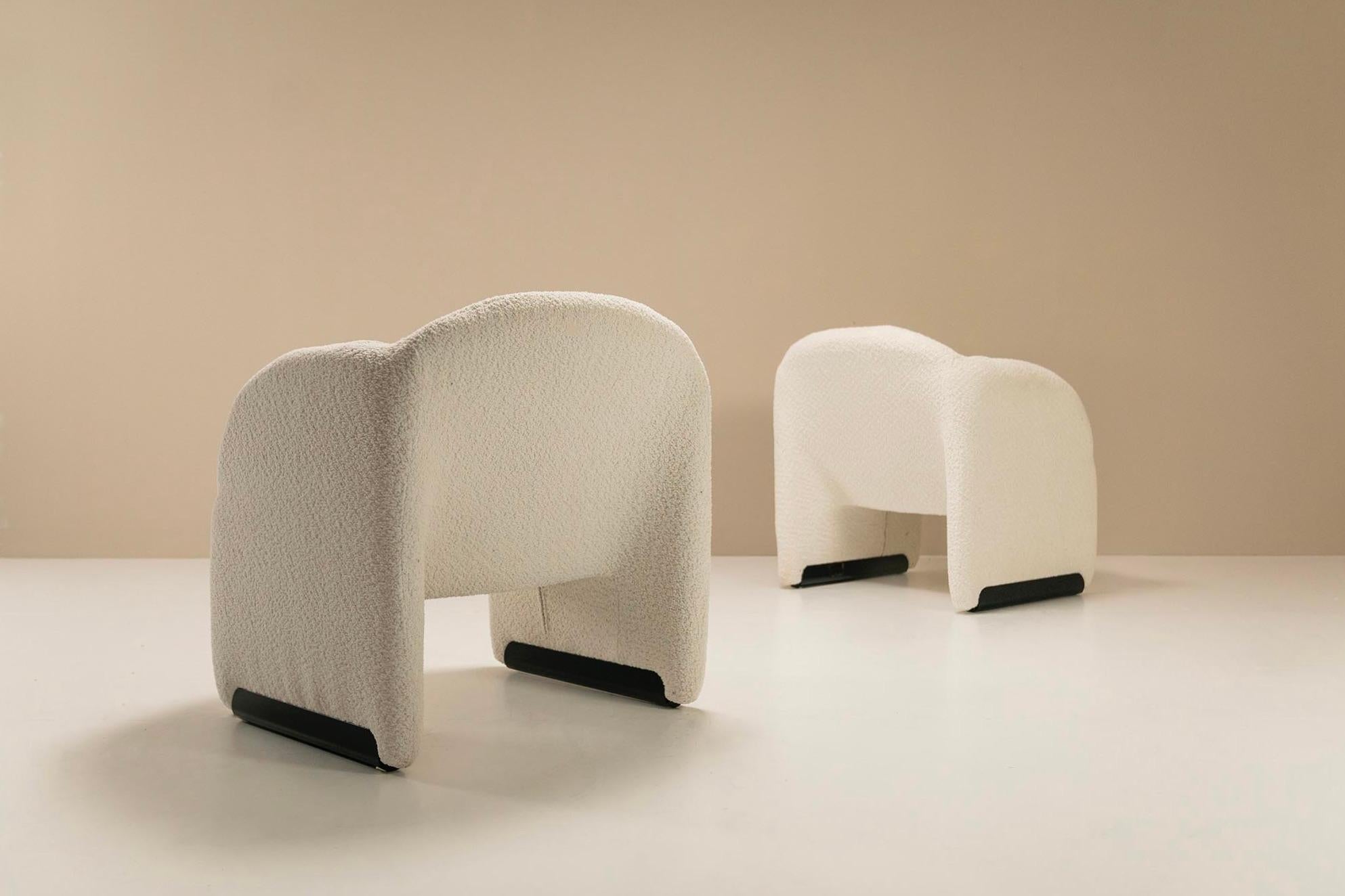 Mid-Century Modern Two Lounge Chairs, Model 'Ben', by Pierre Paulin for Artifort, Netherlands 1990s