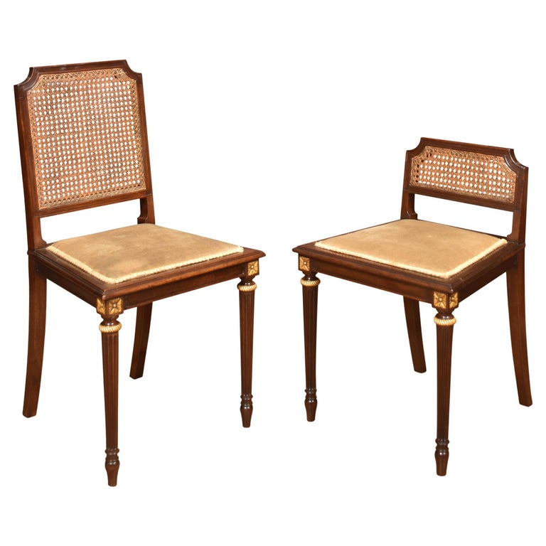 Two Mahogany Side Chairs For Sale at 1stDibs