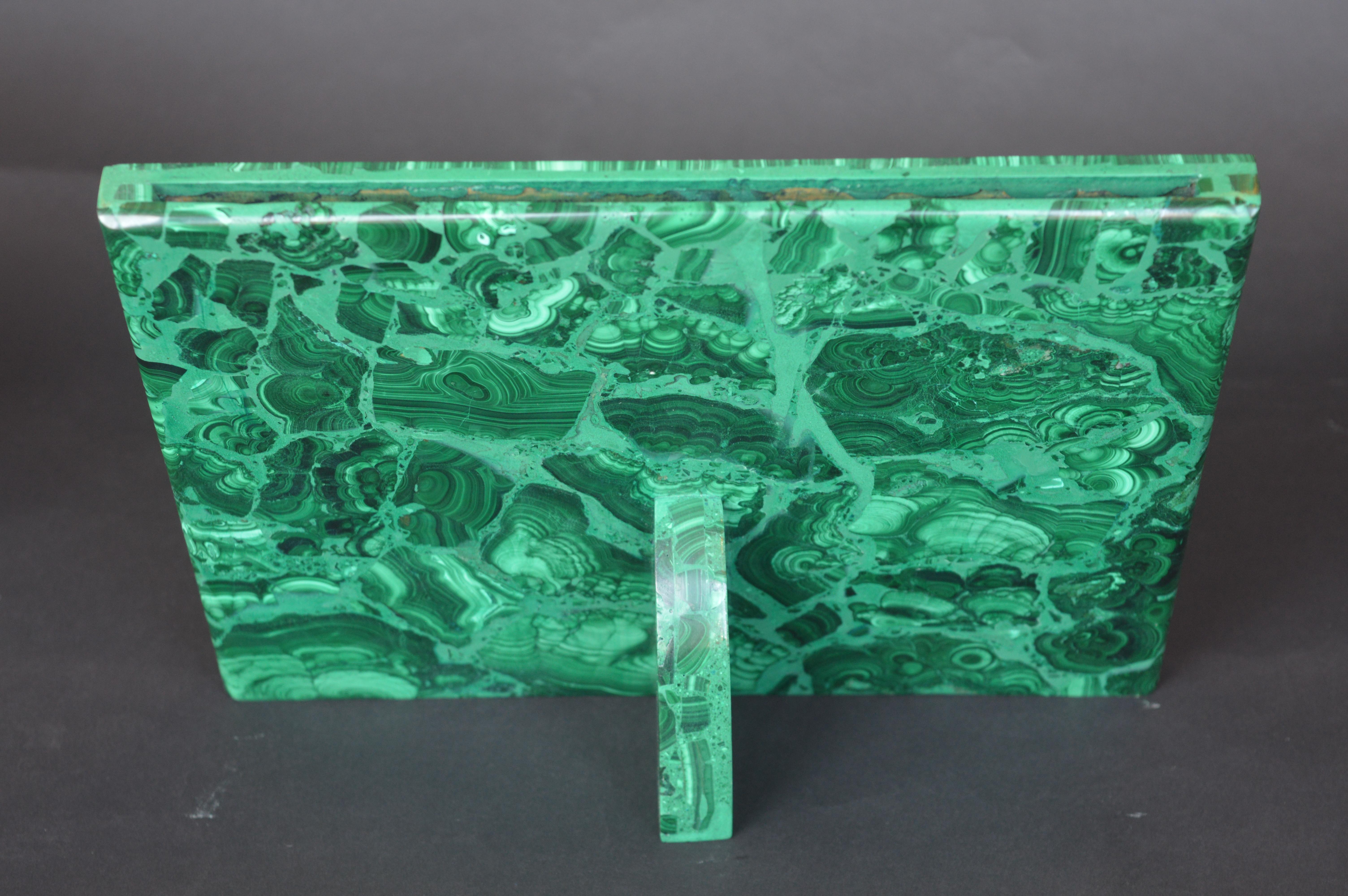 Two Malachite Picture Frames For Sale 1