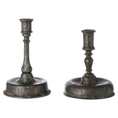 Two Mannerist candlesticks - 17th century