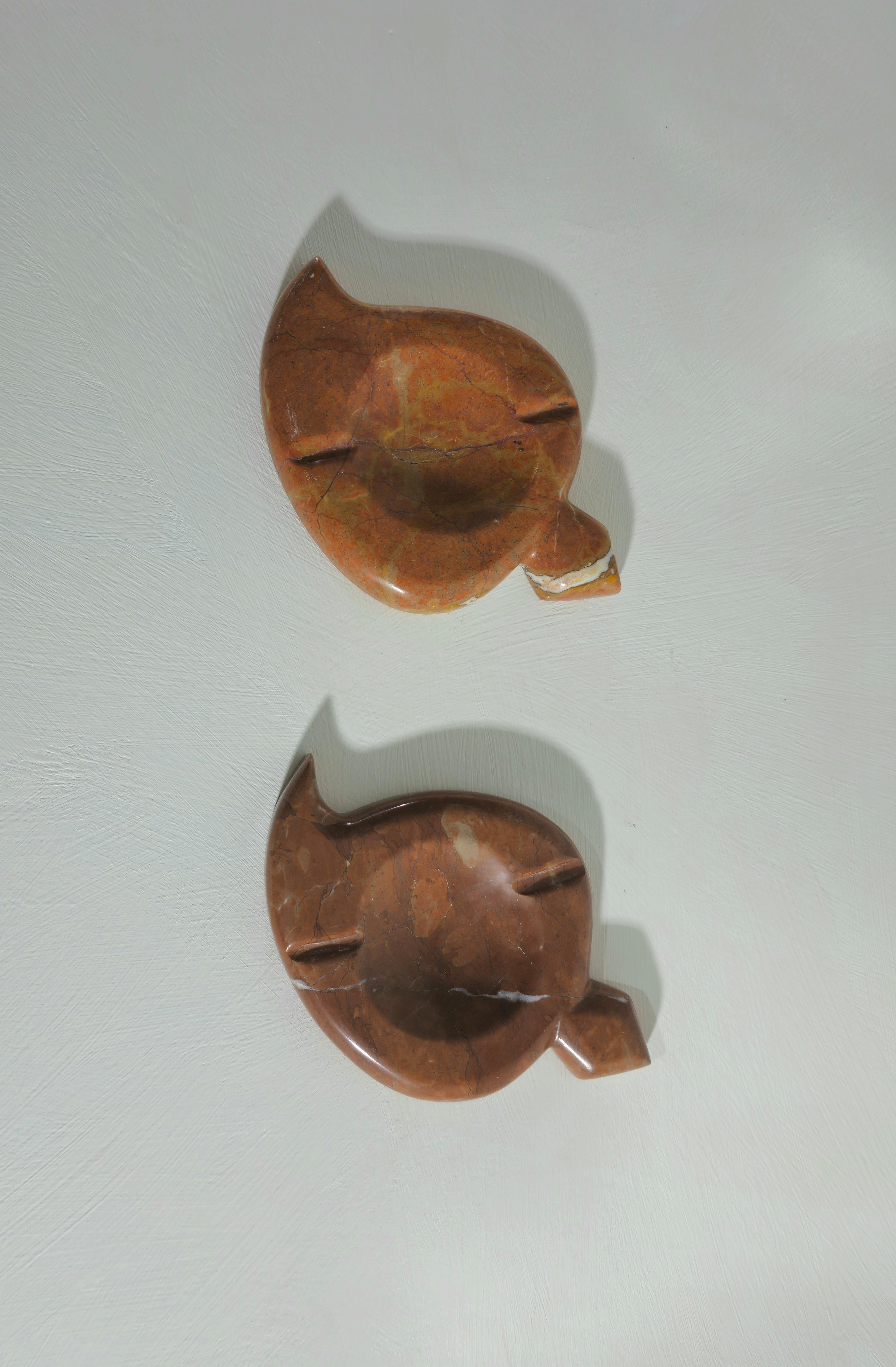 Two marble ashtrays Italy 70s Mid-Century Modern For Sale 4